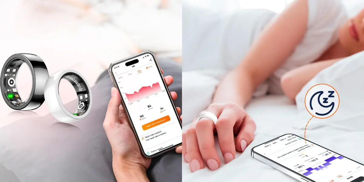 Riversong Smart Ring with 24/7 Heart Rate Monitor