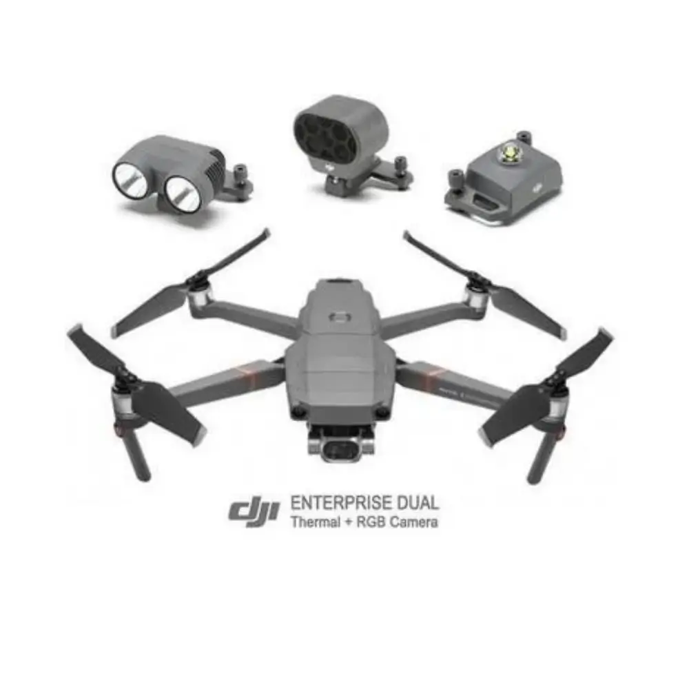 DJI Mavic 2 Enterprise Dual folded for compact travel storage