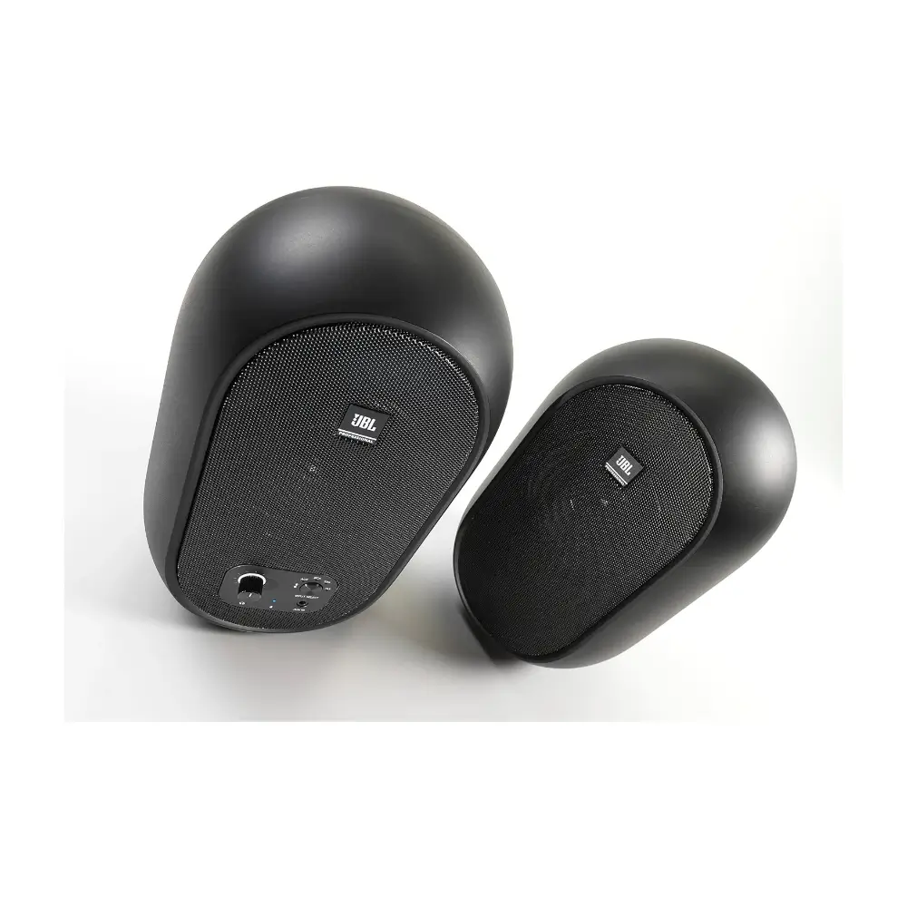 JBL 104-BT Bluetooth studio monitor speakers front view