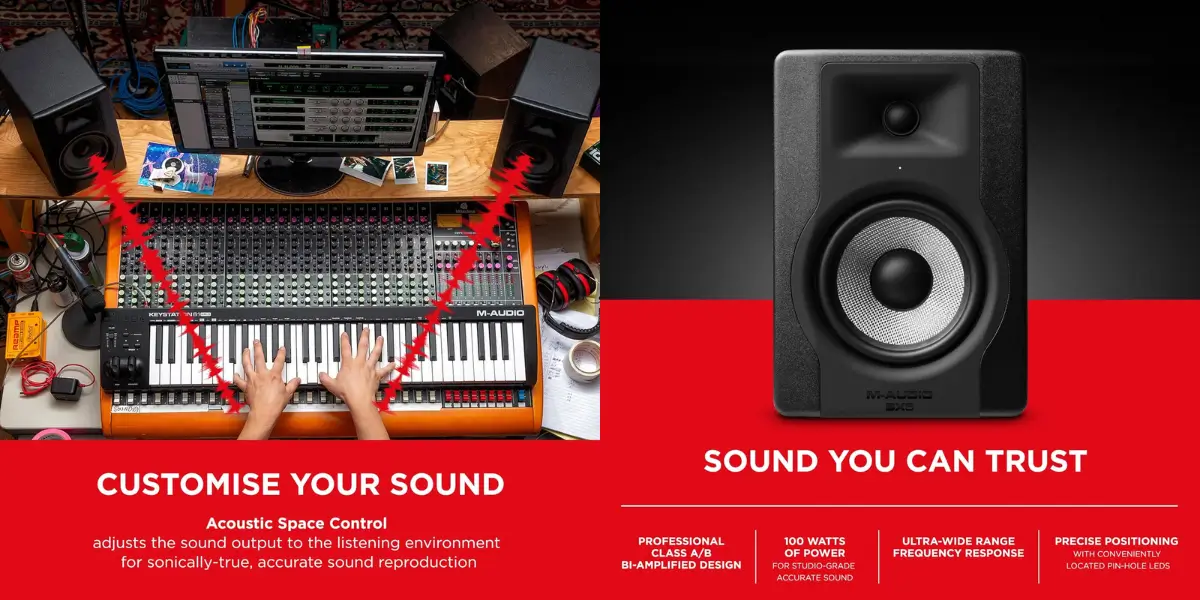 M-Audio BX5 D3 5" Studio Monitor Speaker - image 2