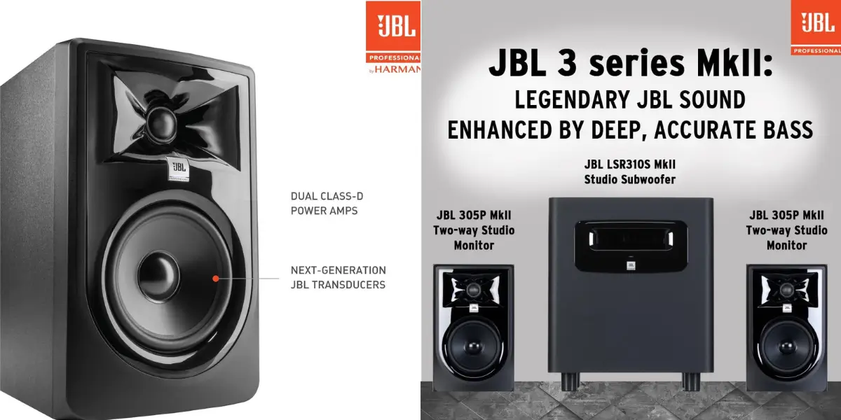 JBL 305P MkII 5-Inch Powered Studio Monitor Speaker