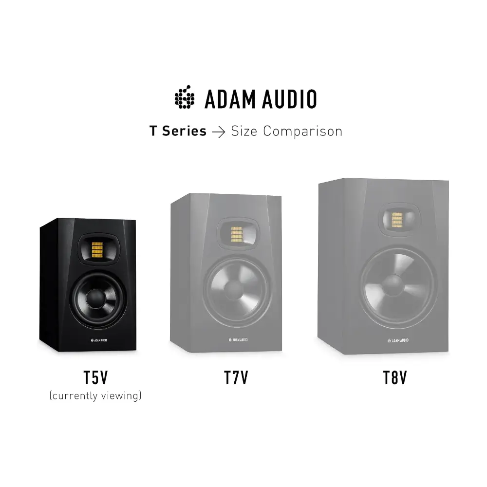 ADAM Audio T5V studio monitor speaker front view