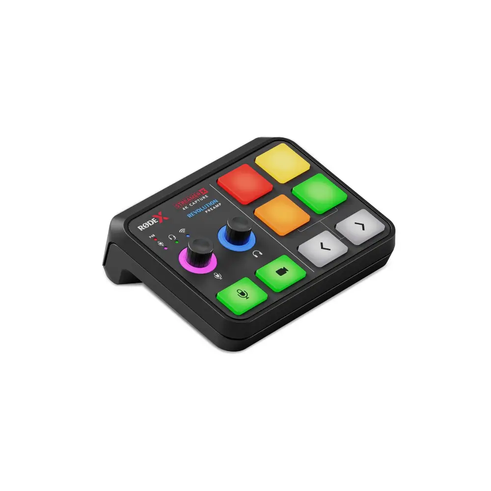 RODE Streamer X audio and video streaming console front view RODE Streamer X audio and video streaming console front view