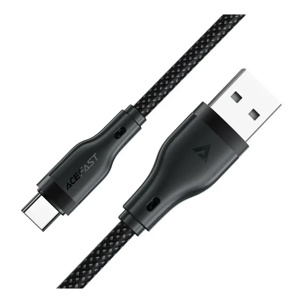 USB-C connector detail on ACEFAST charging cable USB-C connector detail on ACEFAST charging cable