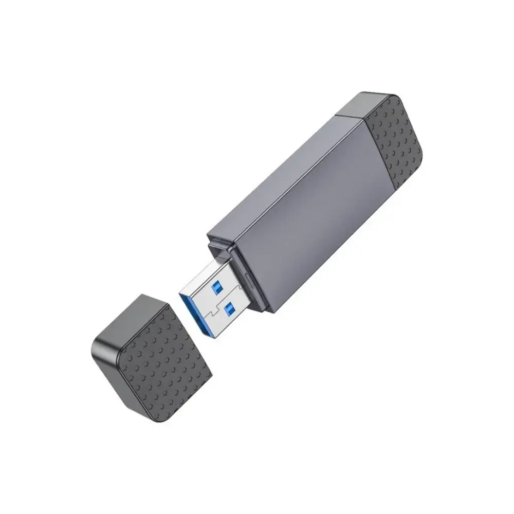 Close-up of HB45 USB-A and Type-C dual connectors