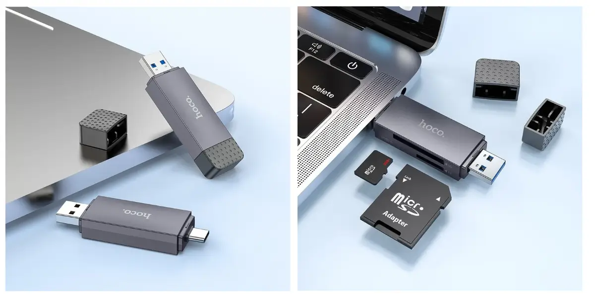 Hoco HB45 Spirit USB & Type-C 3.0 Card Reader