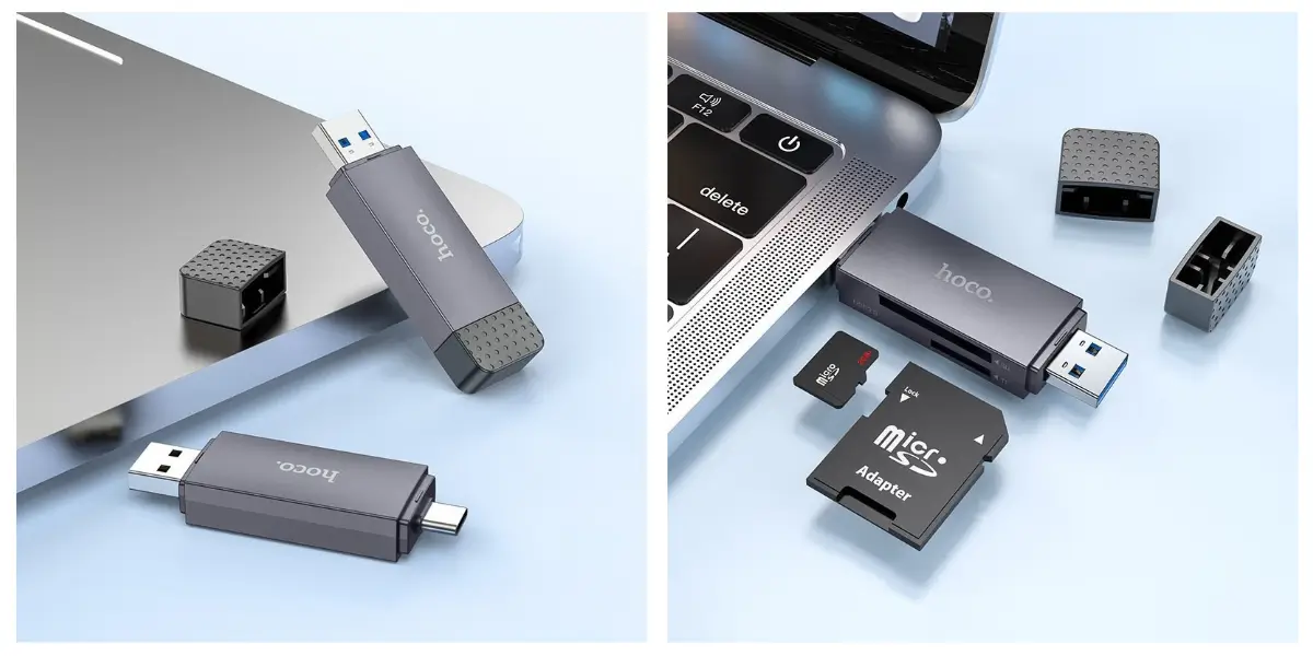 Hoco HB45 Spirit USB-C Card Reader with 2TB Support