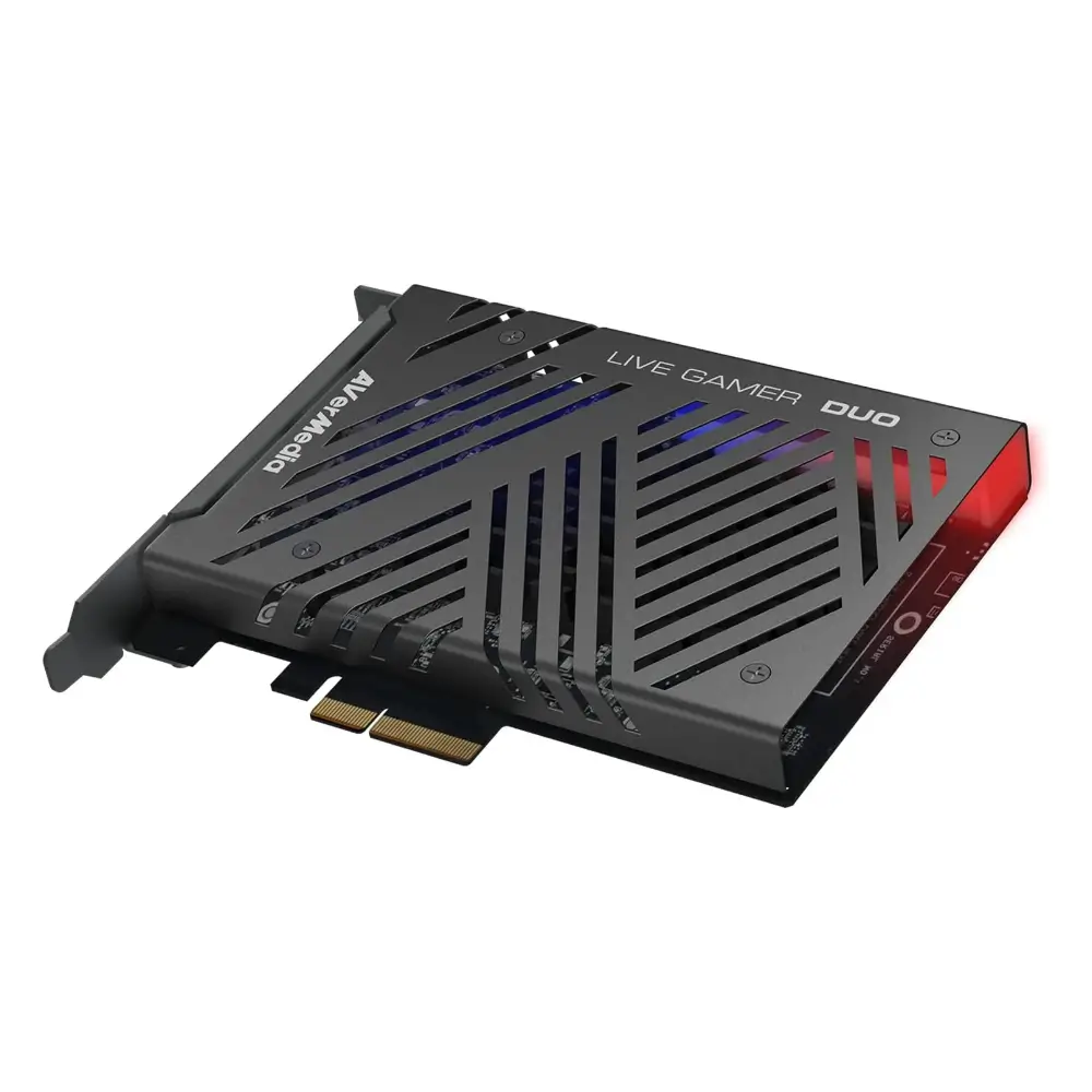 AVerMedia GC570D dual HDMI input ports close-up AVerMedia GC570D dual HDMI input ports close-up