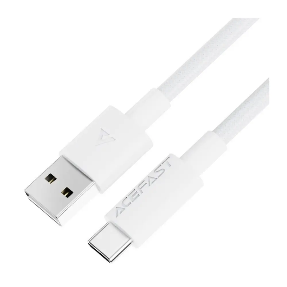 TPE connector detail on ACEFAST USB-A to USB-C cable TPE connector detail on ACEFAST USB-A to USB-C cable
