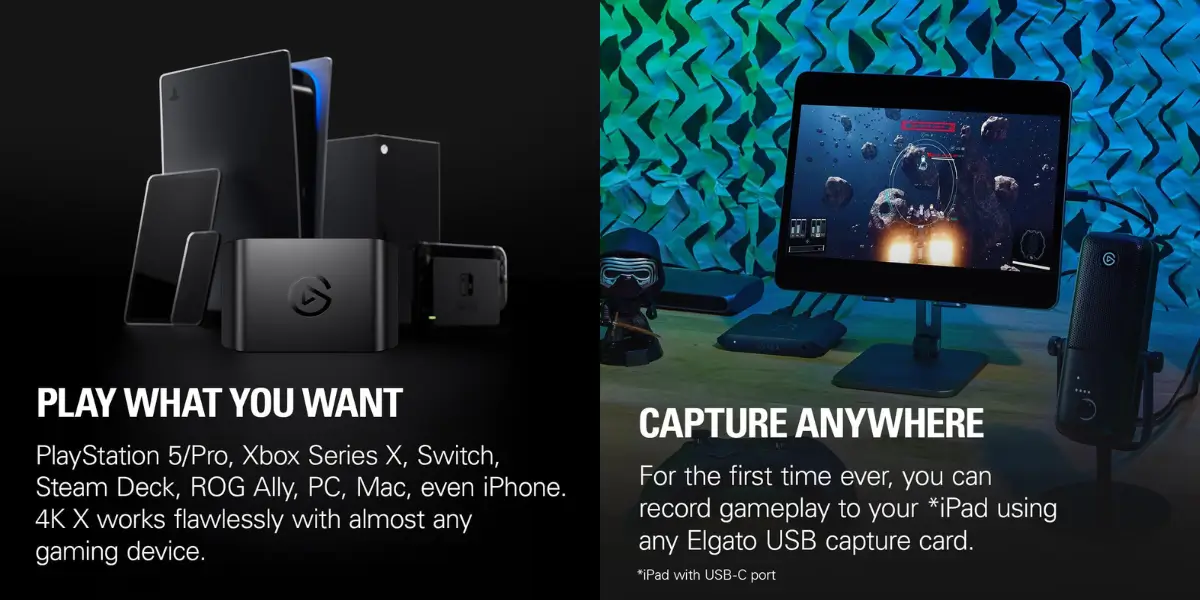 Elgato 4K X HDMI 2.1 Capture Card with 4K144 Ultra-Low Latency - image 2