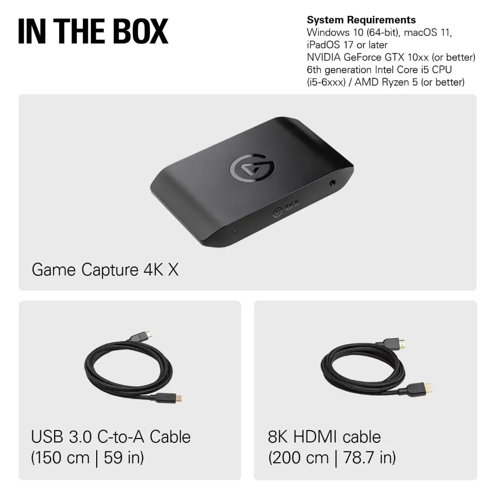 Elgato 4K X HDMI 2.1 ports close-up