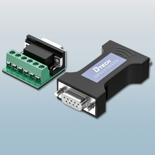 DTECH DT-9003 converter connected to laptop and desktop host