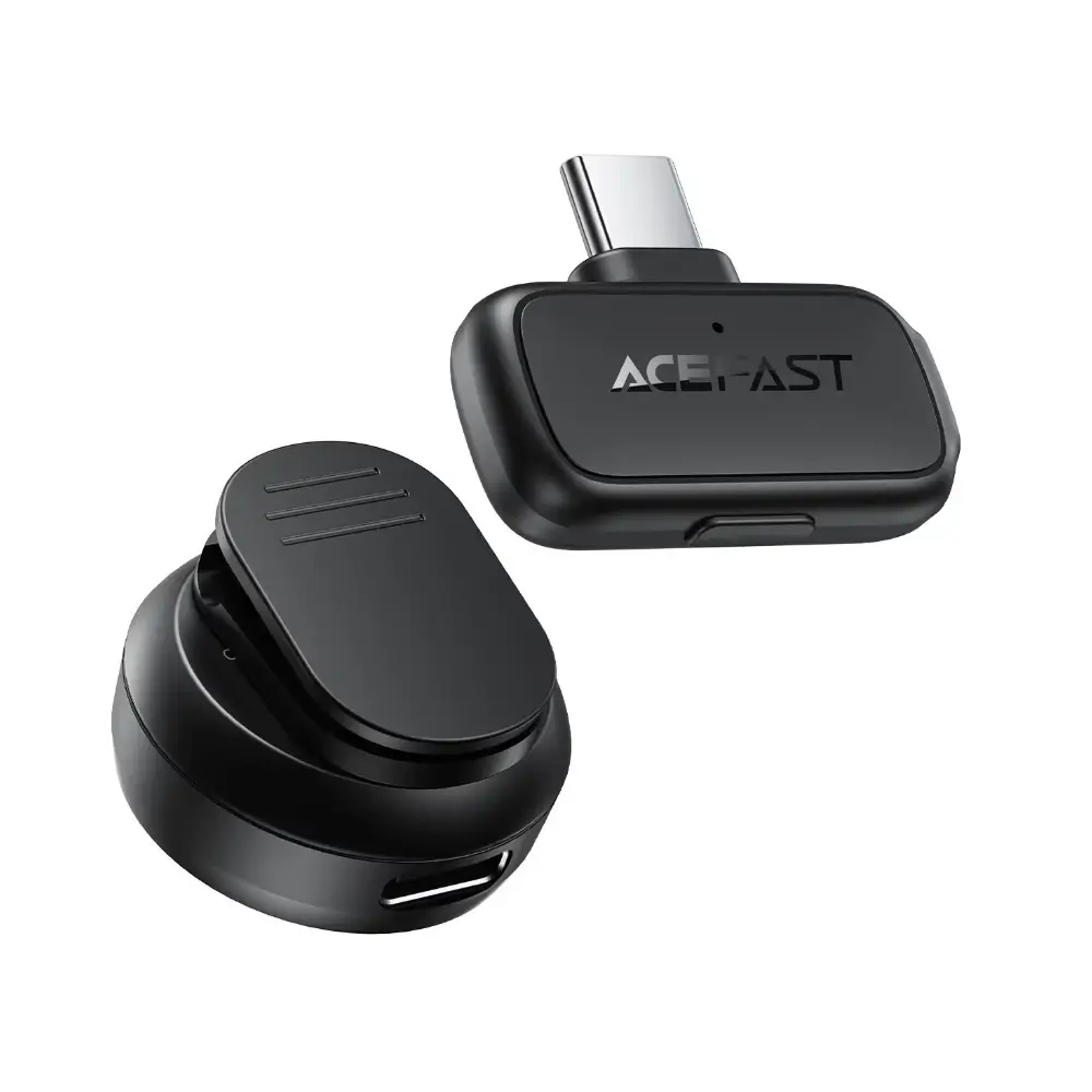 ACEFAST R7 wireless lavalier microphone and USB-C receiver set