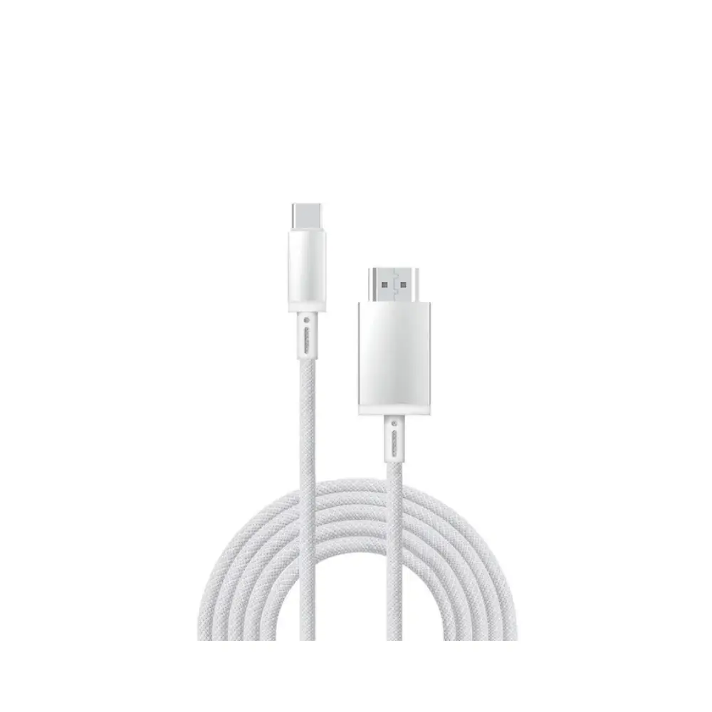 Braided cable texture on WiWU HDMI cable