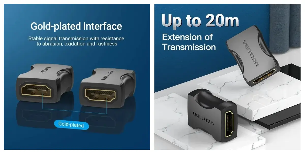 Vention AIRB0 HDMI Female to Female Coupler