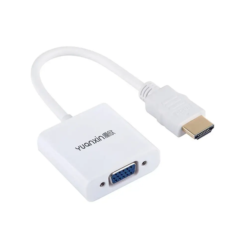 Yuanxin YHV-011 HDMI to VGA converter main product view Yuanxin YHV-011 HDMI to VGA converter main product view