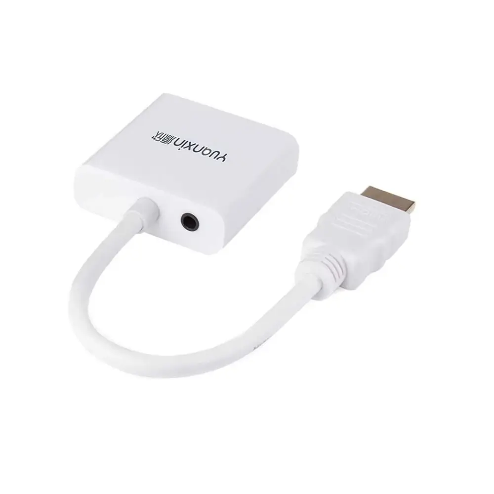 HDMI to VGA converter delivering Full HD 1080p video output HDMI to VGA converter delivering Full HD 1080p video output