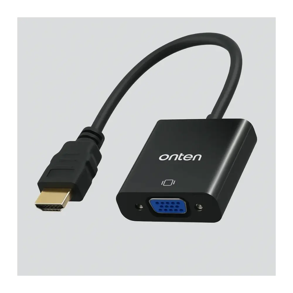 Onten OTN-5169 HDMI to VGA adapter with 2M cable and audio jack Onten OTN-5169 HDMI to VGA adapter with 2M cable and audio jack