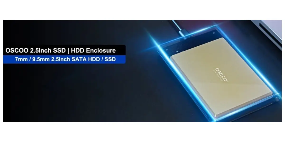 OSCOO HD1 2.5 Inch USB 3.0 HDD Enclosure Up to 4TB - image 2