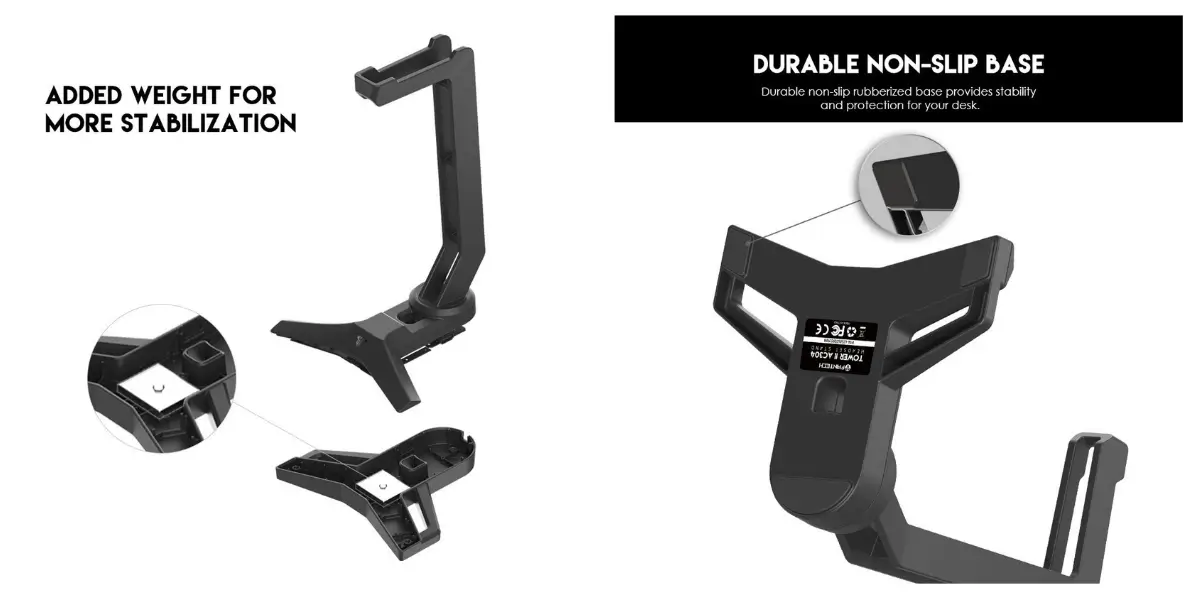 Fantech TOWER II AC304 Weighted Base Headphone Stand