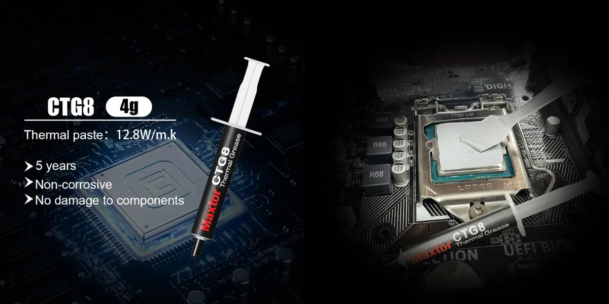 Maxtor CTG8 4g High Performance Thermal Paste for CPU and GPU - image 2