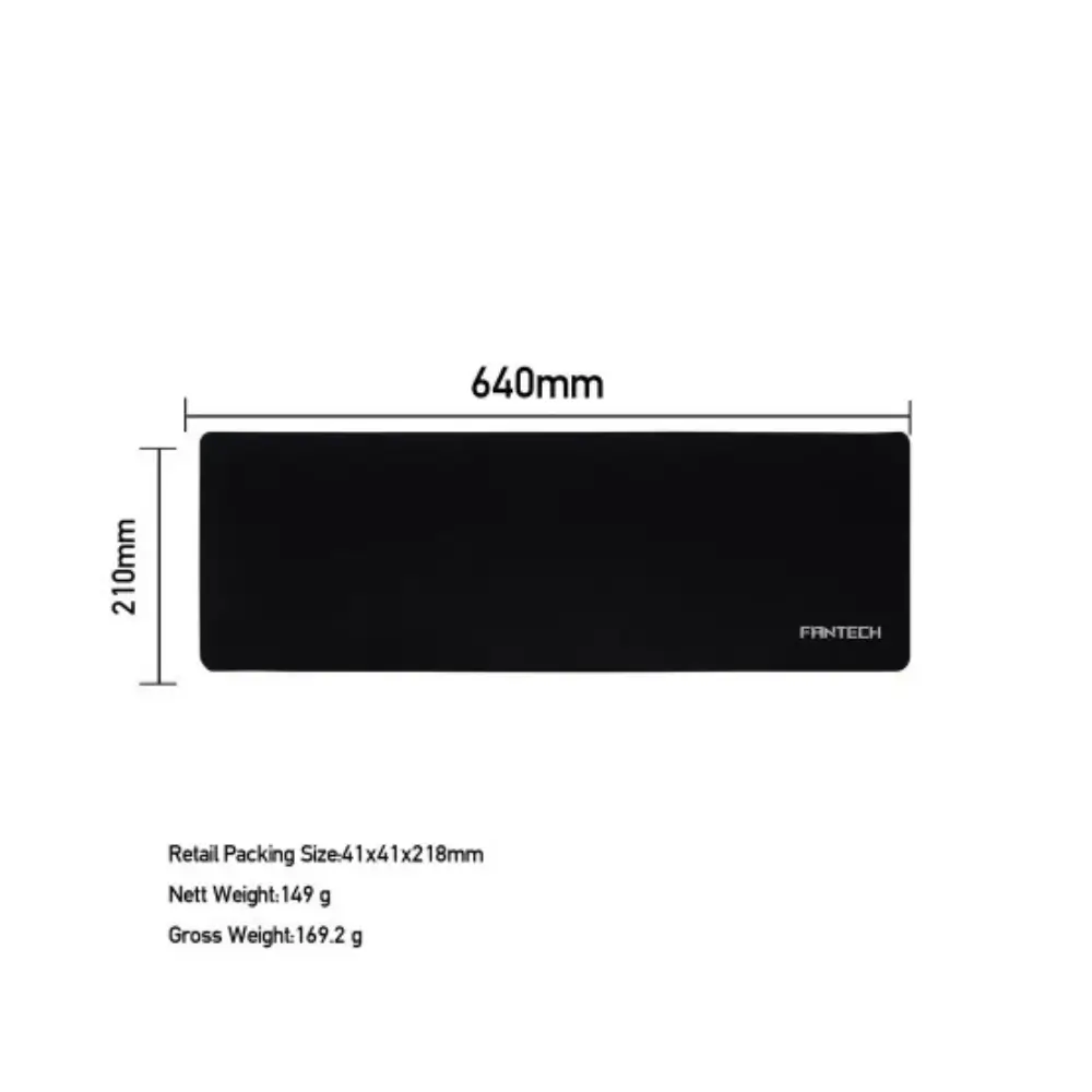 Fantech MP64 Basic XL mouse pad showing non-slip rubber base