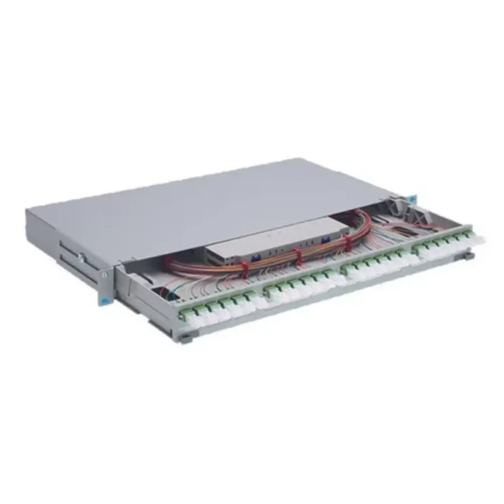 R&M 24 port fiber rack mount LIU with SC-PC adapters R&M 24 port fiber rack mount LIU with SC-PC adapters