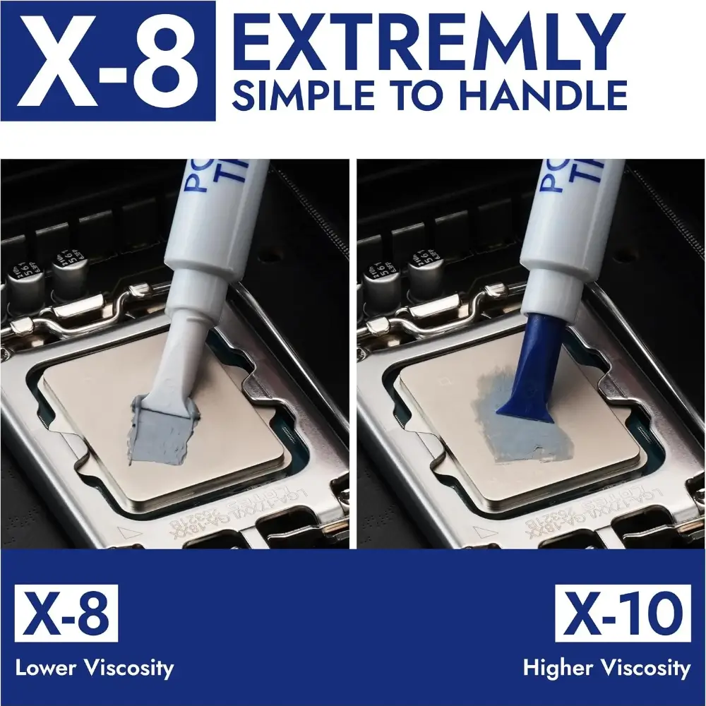 Thermal Grizzly PolarTherm X-8 silicone-based grey thermal paste Thermal Grizzly PolarTherm X-8 silicone-based grey thermal paste