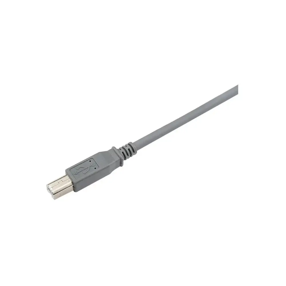 Close-up of USB Type-A and Type-B male connectors on Yuanxin YUX-012