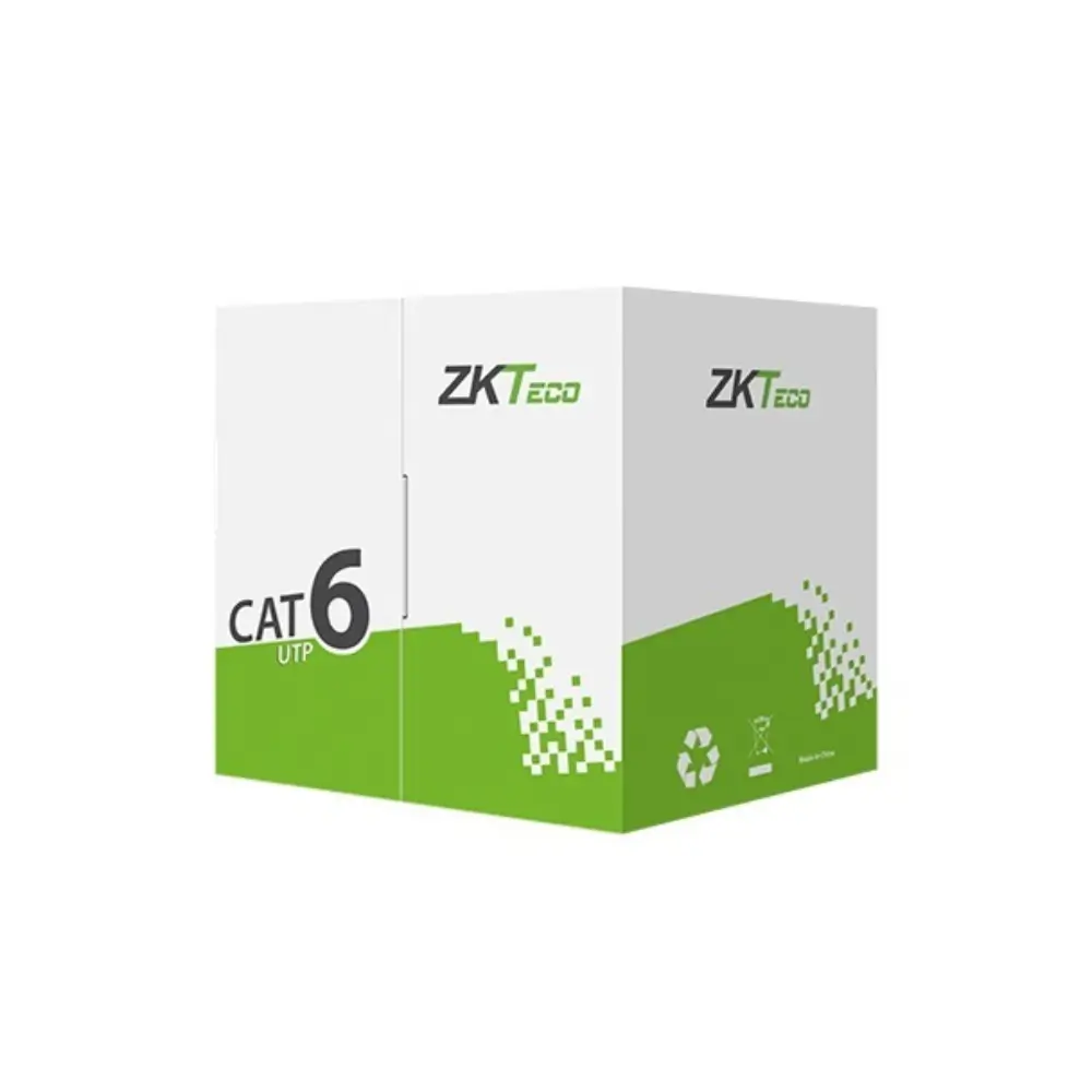 ZKTeco XL600-C-L 305M Cat6 UTP cable roll in orange ZKTeco XL600-C-L 305M Cat6 UTP cable roll in orange