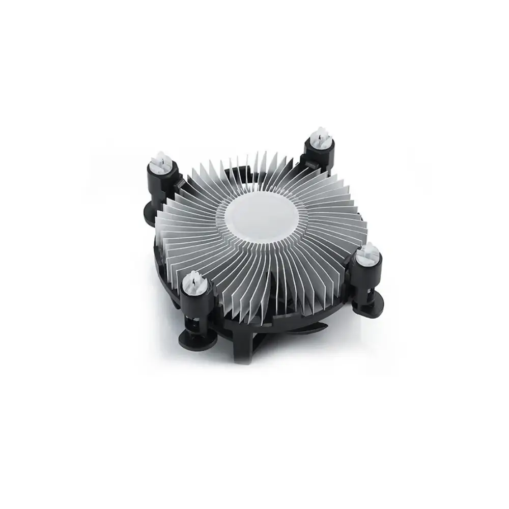 Deepcool CK-11509 CPU cooler with radial aluminum heatsink, front view Deepcool CK-11509 CPU cooler with radial aluminum heatsink, front view