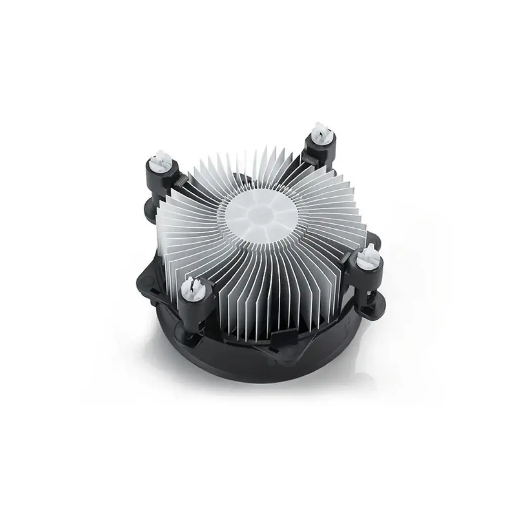 Close-up of the ALTA 9 CPU cooler hydro bearing fan design Close-up of the ALTA 9 CPU cooler hydro bearing fan design