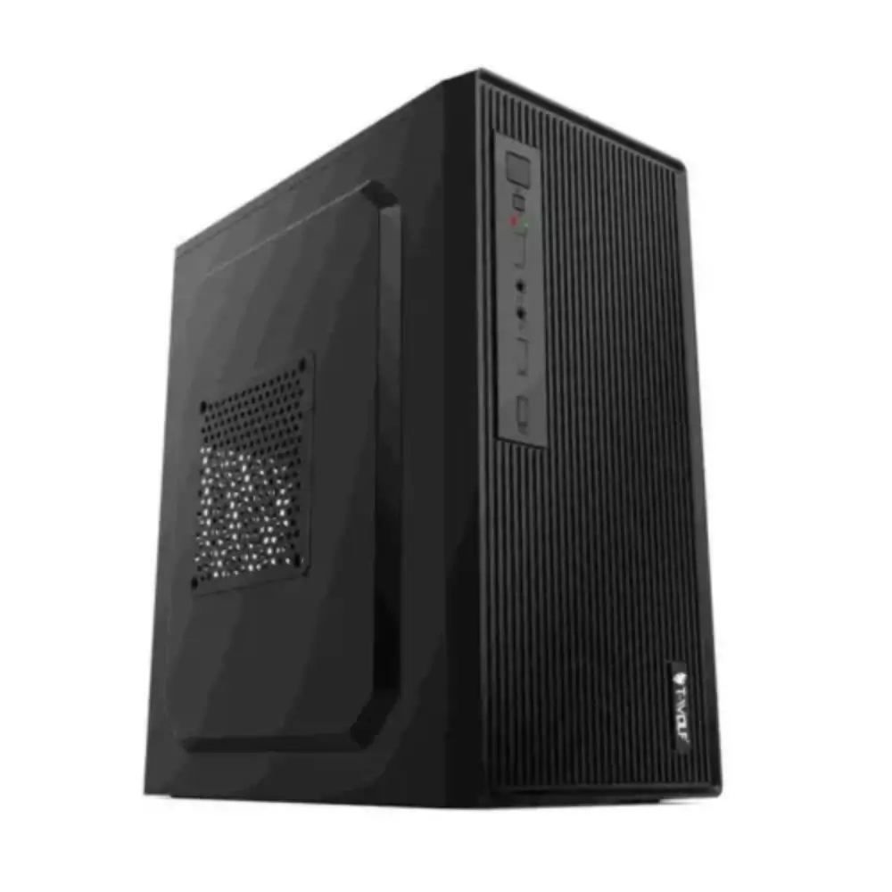 Compact T-Wolf mATX case with 200W power supply for office PC builds Compact T-Wolf mATX case with 200W power supply for office PC builds
