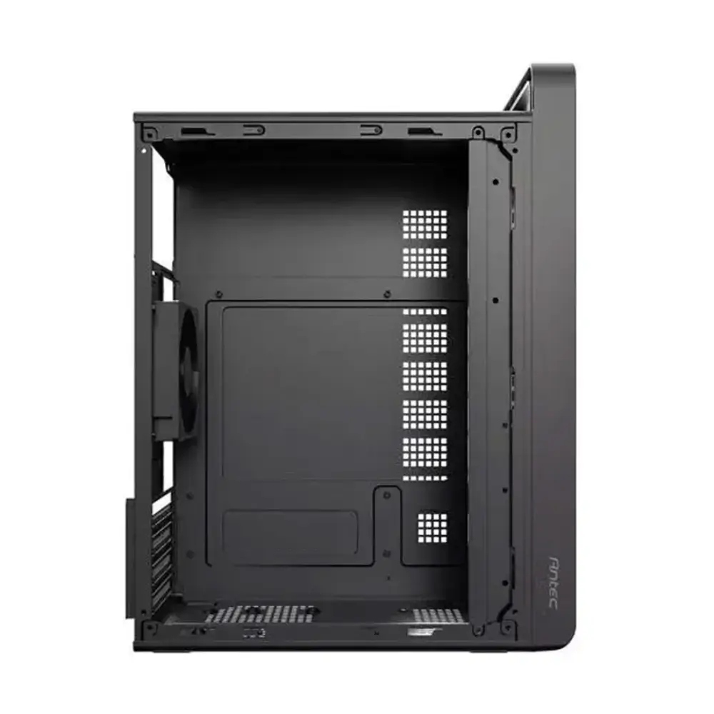 Antec ST6M ARGB black Micro-ATX mini tower casing front view