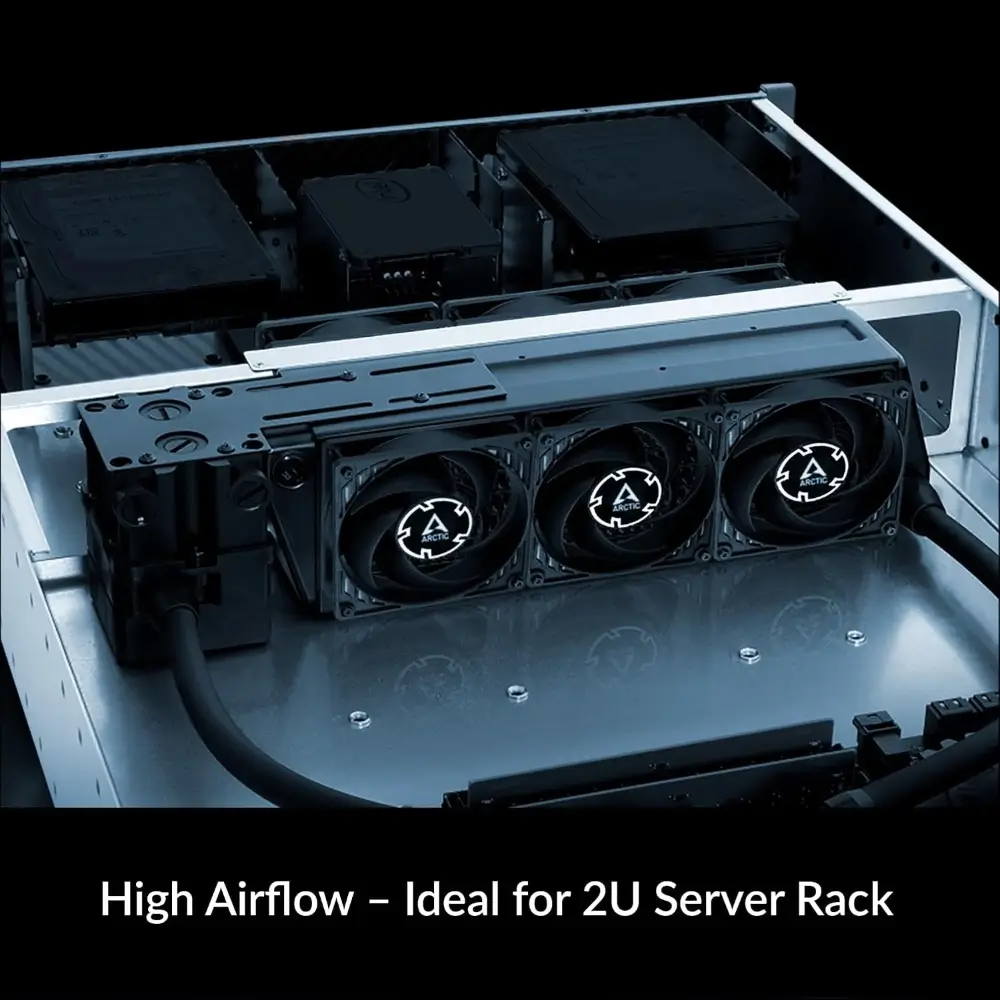 ARCTIC P8 Max 80mm high speed PWM casing fan front view
