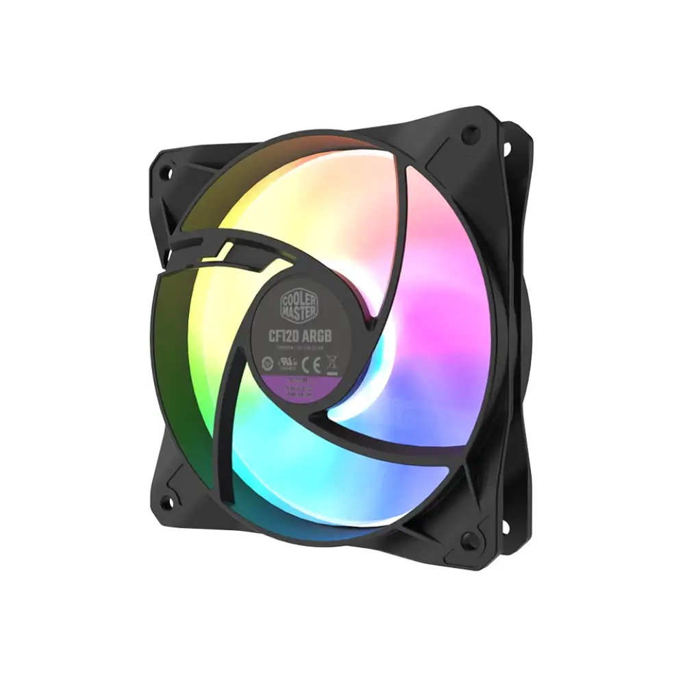 Cooler Master CF120 120mm ARGB case fan front view