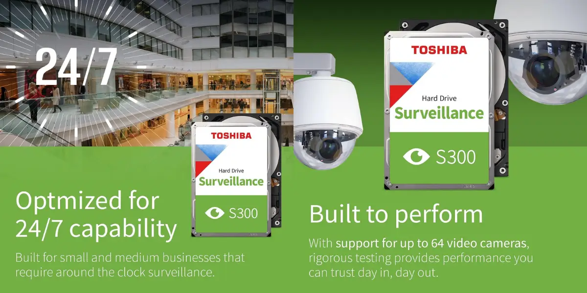 Toshiba S300 HDWT840UZSVA 4TB Surveillance Hard Drive - image 2