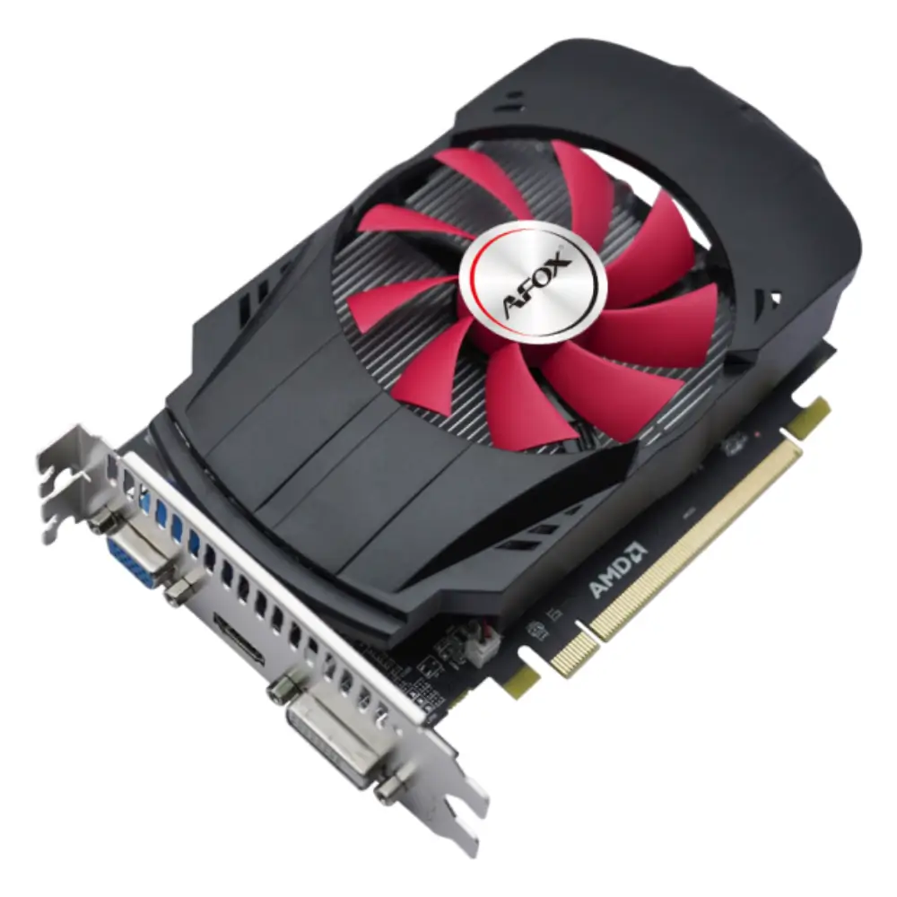 Afox R7 350 graphics card supporting multiple display screens