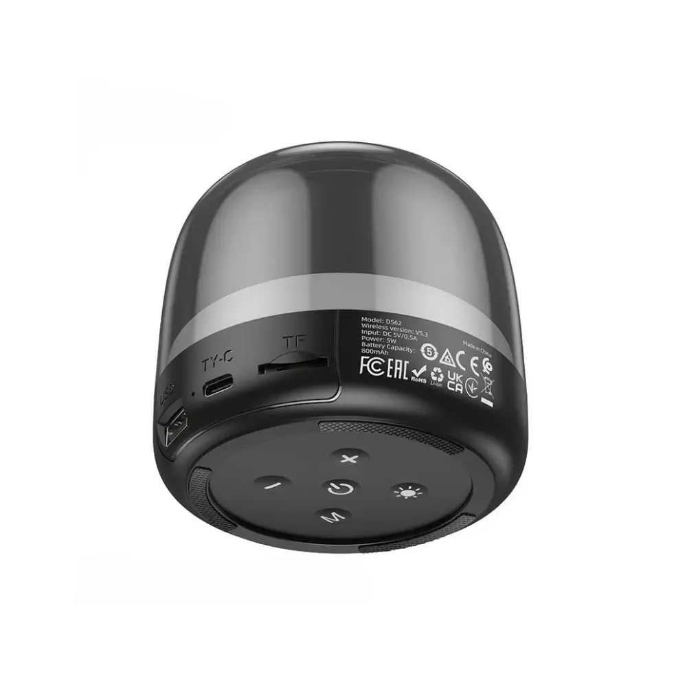 Hoco MMJ05 Crystal TWS Bluetooth speaker front view Hoco MMJ05 Crystal TWS Bluetooth speaker front view