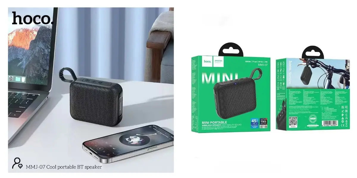 Hoco MMJ-07 5W Portable Bluetooth Speaker with FM Radio
