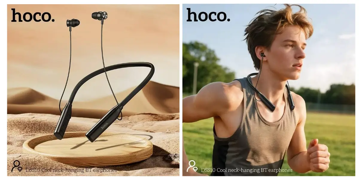 Hoco DSS10 Bluetooth Neckband with 220-Hour Playtime