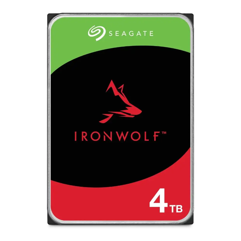 Close-up of the Seagate IronWolf SATA connector and drive label Close-up of the Seagate IronWolf SATA connector and drive label