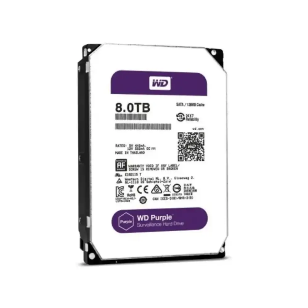 WD Purple 8TB drive built for CCTV surveillance recording WD Purple 8TB drive built for CCTV surveillance recording