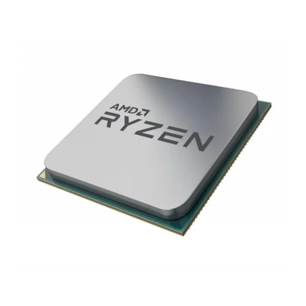 AMD Ryzen 5 Pro 2400GE desktop processor, top view AMD Ryzen 5 Pro 2400GE desktop processor, top view