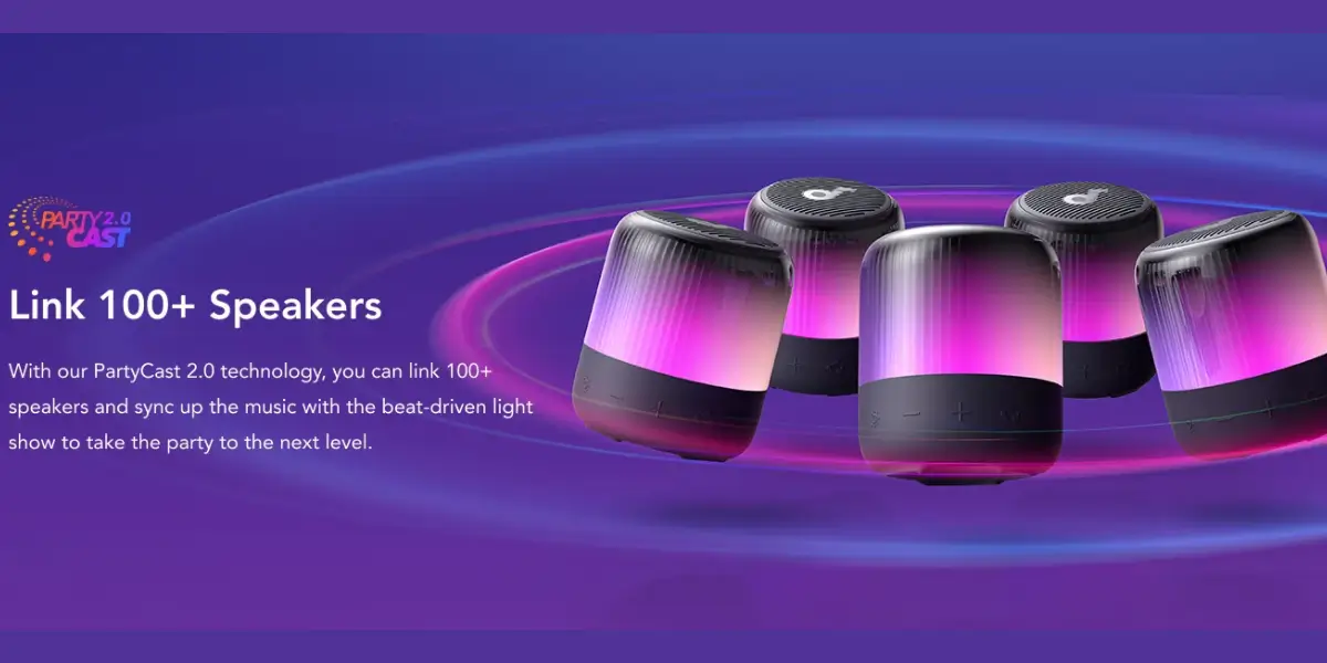 Anker Soundcore Glow Mini Portable Speaker With 360° Sound - image 3