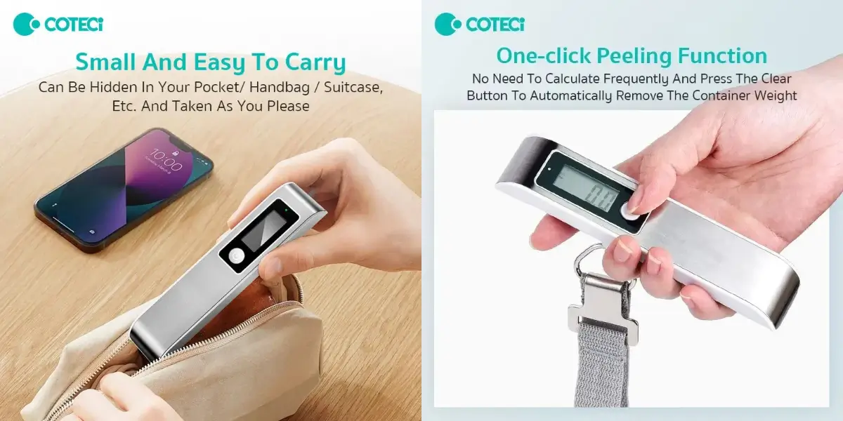 СОТЕСі TR-010 Portable Digital Luggage Scale 50 KG