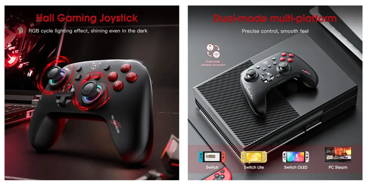 ONIKUMA C1 Wireless Switch Controller with Gyroscope