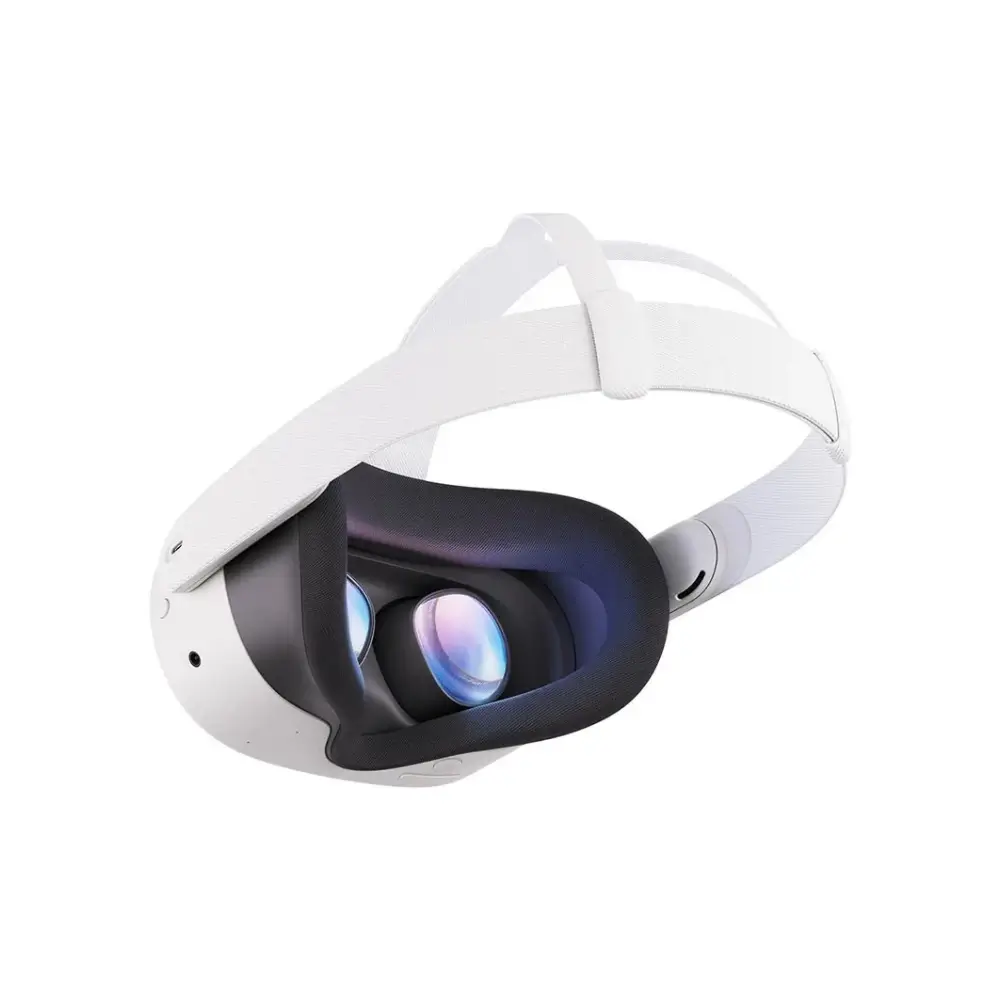 Meta Quest 3S VR headset showing 120Hz display and 96 degree field of view
