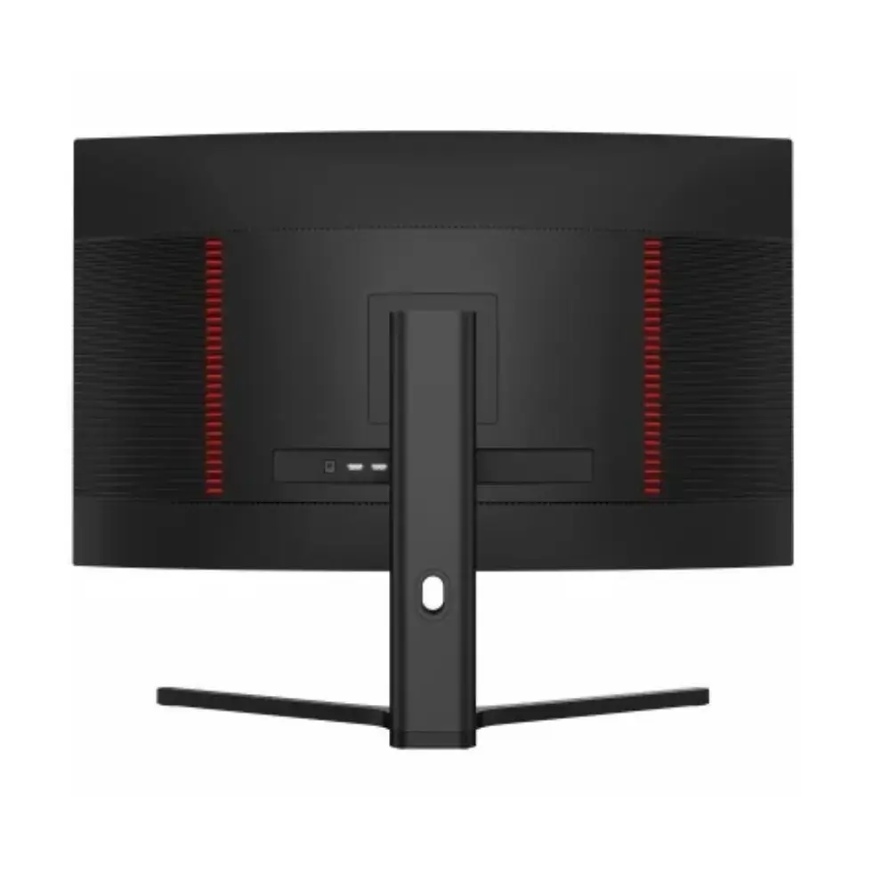 180Hz 2K QHD curved gaming monitor displaying a fast-paced game scene