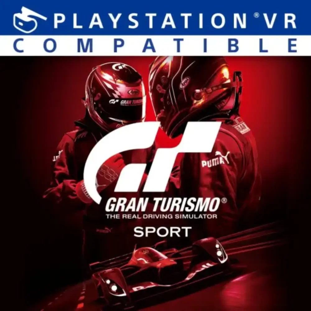 Sony Gran Turismo Sport PS4 game disc front cover art Sony Gran Turismo Sport PS4 game disc front cover art